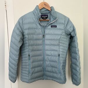 Patagonia Women’s Sky Blue Puffer Jacket